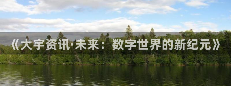 长征娱乐平台登录入口：《大宇资讯·未来：数字世界的新纪元》